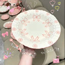  Snowflake Bow Plate