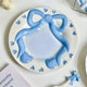  Heart shape bow plate